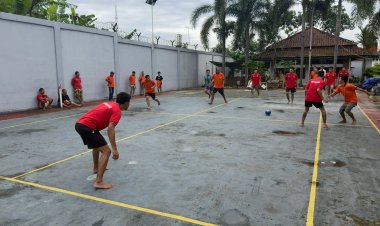 WBP Rutan Purbalingga Antusias Ikuti Kegiatan Olahraga, Wujudkan Pembinaan Fisik dan Mental yang Sehat